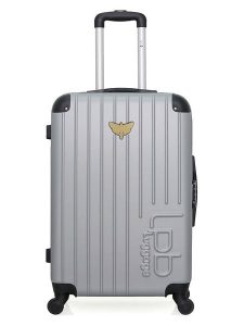 Les P´tites Bombes Walizka w kolorze srebrnym - 41 x 65 x 26 cm rozmiar: onesize. Szare walizki bez wzorów, z materiału. Za 195,99 zł.