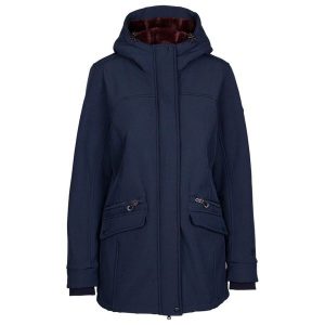 Kurtka Soft Shell Damska Anza TP75. Niebieskie kurtki Trespass, l, bez wzorów, bez kaptura. Za 297,99 zł.