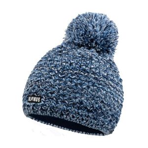 Czapka trekkingowa zimowa damska Alpinus Sompion. Niebieskie czapki ALPINUS, z aplikacjami, z dzianiny, eleganckie. Za 99,00 zł.