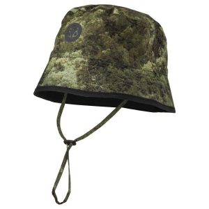 Kapelusz przeciwdeszczowy typu bucket wodoodporny zielony. Zielone kapelusze AGU, bez wzorów, z materiału, eleganckie. Za 198,55 zł.