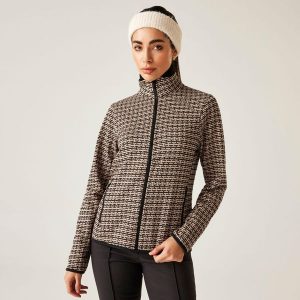 Bluza damska rozsuwana Descend II Dare 2b. Brązowe bluzy Dare 2b, na zimę, bez wzorów, z dzianiny, bez kaptura. W wyprzedaży za 290,00 zł.