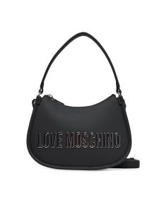 LOVE MOSCHINO Torebka JC4027PP1NKD000B Czarny. Czarne torebki klasyczne LOVE MOSCHINO, bez wzorów, ze skóry, bez dodatków. Za 679,99 zł.