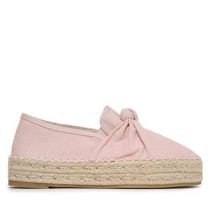 Espadryle Jenny Fairy. Czerwone espadryle Jenny Fairy, bez wzorów, bez obcasa. Za 99,99 zł.