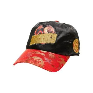 Czapka z daszkiem Mitchell & Ness NBA Houston Rockets - 6LUOMM20058-HROBLCK. Czarne czapki MITCHELL & NESS, bez wzorów, sportowe. Za 89,00 zł.