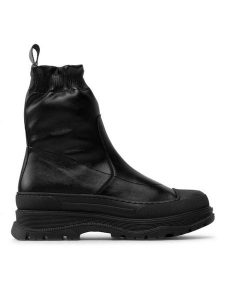 Rage Age Trapery RA-16-06-000412 Czarny. Czarne buty zimowe Rage Age, ze skóry, bez obcasa, bez zapięcia. Za 549,99 zł.