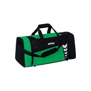 Torba sportowa Erima Six Wings. Czarne torby podróżne i sportowe Erima, bez wzorów. W wyprzedaży za 118,50 zł.