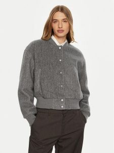 REPLAY Kurtka bomber W7860 .000.85010 Szary Regular Fit. Szare kurtki Replay, m, bez wzorów, z syntetyku, bez kaptura. Za 529,99 zł.