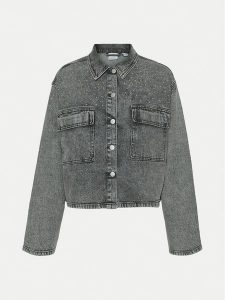 Vero Moda Kurtka jeansowa Ellas 10321886 Szary Regular Fit. Szare kurtki Vero Moda, s, bez wzorów, z bawełny, bez kaptura. Za 189,99 zł.