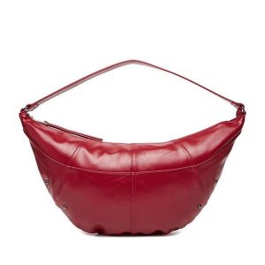 Torebka JENNY. Czerwone torebki klasyczne Jenny, bez wzorów, bez dodatków. Za 129,99 zł.