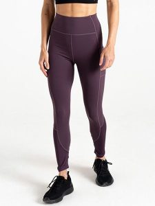 Dare 2b Legginsy sportowe "Power" w kolorze fioletowym rozmiar: 38. Różowe legginsy Dare 2b, bez wzorów, z materiału. Za 104,45 zł.
