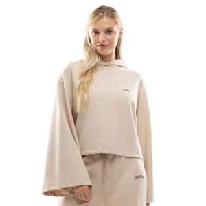 Damska bluza z kapturem Lifestyle Siroko IBZ Tanit Ivory. Białe bluzy SIROKO, bez wzorów, z materiału, z kapturem. Za 211,00 zł.