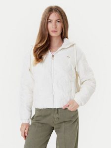 Guess Kurtka przejściowa V5YL03 WHEB2 Écru Regular Fit. Kurtki Guess, xl, z aplikacjami, z syntetyku, bez kaptura. Za 399,99 zł.