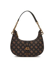 Guess Torebka Kuba HWPA93 29180 Beżowy. Brązowe torebki klasyczne Guess, z aplikacjami, ze skóry, bez dodatków. Za 589,99 zł.