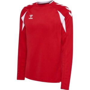 Koszulka z długim rękawem i okrągłym dekoltem Hummel Core 2.0. Białe swetry klasyczne Hummel, na zimę, bez kołnierzyka. Za 247,00 zł.