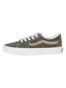 Vans Skórzane sneakersy w kolorze zielonym rozmiar: 37. Zielone trampki Vans, bez wzorów, ze skóry, bez zapięcia. Za 169,45 zł.