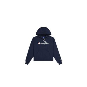 Bluza sportowa damska Champion Hooded. Niebieskie bluzy Champion, xs, bez wzorów, z kapturem. W wyprzedaży za 276,95 zł.