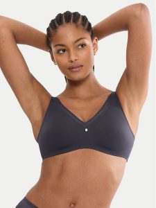 Triumph Biustonosz bezfiszbinowy True Shape Sensation 10218244 Granatowy. Niebieskie biustonosze Triumph, bez wzorów, z syntetyku. Za 229,99 zł.