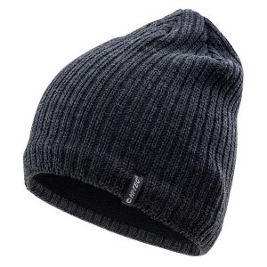 Czapka Unisex Dla Dorosłych Logo Ramir. Szare czapki Hi-tec, bez wzorów, z dzianiny, klasyczne. Za 47,99 zł.