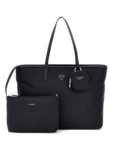Guess Shopper bag w kolorze czarnym - 49 x 31 x 14 cm rozmiar: onesize. Czarne shopper bag Guess, z aplikacjami, z materiału, na ramię, bez dodatków. Za 434,99 zł.