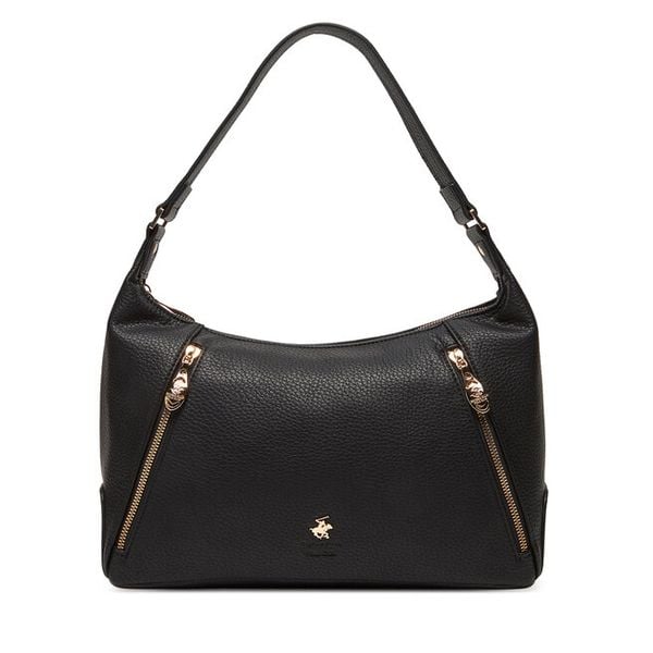 Torebka Beverly Hills Polo Club. Czarne torebki klasyczne Beverly Hills Polo Club, bez wzorów, bez dodatków. Za 206,99 zł.