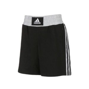Krótkie spodenki do boksu treningowego adidas. Czarne szorty ADIDAS, bez wzorów, sportowe. Za 271,50 zł.