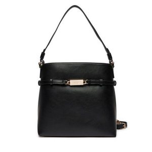 Torebka TWINSET. Czarne torebki klasyczne Twinset, bez wzorów, bez dodatków. Za 399,99 zł.