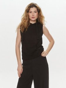 Brave Soul Bluza LSS-605FALLONBLK Czarny Straight Fit. Czarne bluzy Brave Soul, l, bez wzorów, z syntetyku, bez kaptura. Za 79,99 zł.