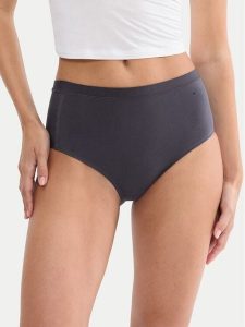 Triumph Figi klasyczne z wysokim stanem Smart Natural 10211539 Granatowy. Niebieskie figi Triumph, bez wzorów. Za 69,99 zł.