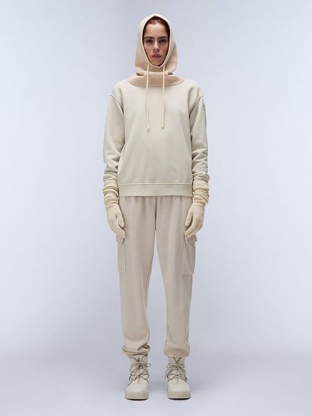 Napapijri Bluza "Castor" w kolorze kremowym rozmiar: XXS. Brązowe bluzy Napapijri, xxs, bez wzorów, z bawełny, bez kaptura. Za 157,35 zł.