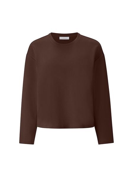 Rich & Royal Bluza w kolorze brązowym rozmiar: L. Brązowe bluzy Rich & Royal, l, bez wzorów, bez kaptura. Za 191,42 zł.