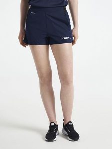 Craft Szorty sportowe "Pro Control Impact" w kolorze granatowym rozmiar: S. Niebieskie spodenki sportowe Craft, s, bez wzorów, z materiału, outdoorowe. Za 104,95 zł.