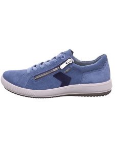 Legero Skórzane sneakersy "Tanaro 5.0" w kolorze niebieskim rozmiar: 37. Niebieskie trampki Legero, bez wzorów, z gore-texu, bez zapięcia. Za 197,63 zł.