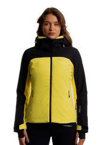 Fischer Kurtka narciarska w kolorze żółto-czarnym rozmiar: L. Czarne kurtki sportowe FISCHER, l, bez wzorów, bez kaptura, narciarskie. Za 482,03 zł.