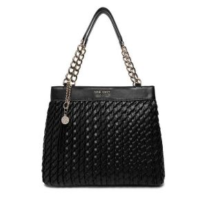 Torebka Nine West. Czarne torebki klasyczne Nine West, bez wzorów, bez dodatków. Za 299,99 zł.