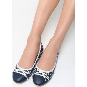 Granatowe Balerinki One Desire. Balerinki marki Born2be. Za 59,99 zł.