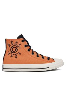 Converse Trampki Naruto Chuck Taylor All Star A14836C Pomarańczowy. Brązowe trampki Converse, bez wzorów, z materiału, bez zapięcia. Za 379,99 zł.