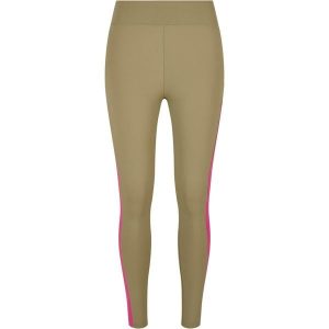 Legginsy damskie Urban Classics Color Block GT. Fioletowe legginsy Urban Classics, bez wzorów. Za 183,50 zł.