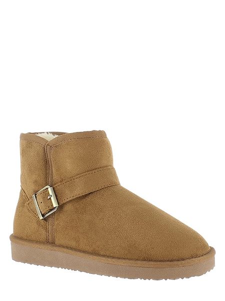 ISLAND BOOT Botki zimowe "Chapman" w kolorze jasnobrązowym rozmiar: 36. Brązowe botki Island Boot, na zimę, bez wzorów, z materiału, bez obcasa, bez zapięcia. Za 121,51 zł.