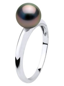 Pearl Addict Pierścionek z perłą rozmiar: 52. Szare pierścionki Pearl Addict, z perłą, złote. Za 1 035,99 zł.