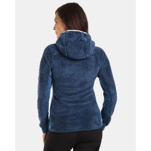 Bluza damska z kapturem Kilpi Norka. Niebieskie bluzy Kilpi, l, bez wzorów, z kapturem. Za 292,95 zł.