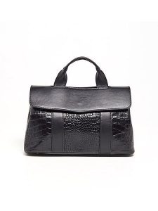 Maison héritage PARIS Skórzana torebka "Geni" w kolorze czarnym - 34,5 x 21 x 14 cm rozmiar: onesize. Czarne torebki klasyczne Maison héritage PARIS, bez wzorów, z materiału, bez dodatków. Za 304,99 zł.