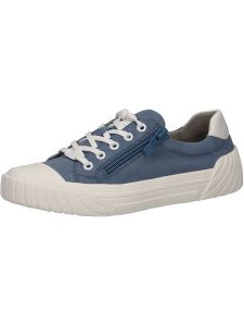 Caprice Skórzane sneakersy w kolorze niebieskim rozmiar: 39. Niebieskie trampki Caprice, bez wzorów, bez zapięcia. Za 158,84 zł.