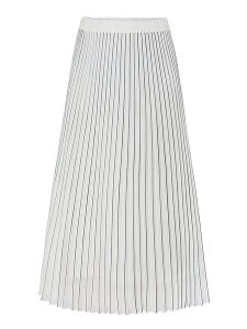 TATUUM Spódnica "Mirama" w kolorze kremowo-granatowym rozmiar: S. Brązowe spódnice Tatuum, s, bez wzorów, midi. Za 177,32 zł.