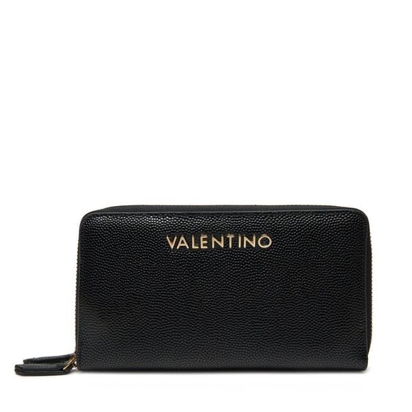 Portfel Valentino. Czarne portfele Valentino, bez wzorów. Za 219,99 zł.