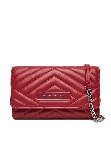 Armani Exchange Torebka 948481 4R742 U5081 Czerwony. Czerwone torebki klasyczne Armani Exchange, bez wzorów, ze skóry, bez dodatków. Za 379,99 zł.