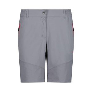 Bermudy damskie turystyczne CMP 30T6866. Czerwone szorty CMP, bez wzorów, sportowe. W wyprzedaży za 188,99 zł.