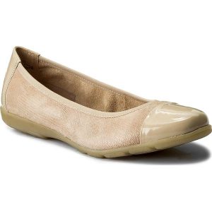 Baleriny CAPRICE - 9-22152-20 Beige Rep Comb 411. Balerinki marki Caprice. W wyprzedaży za 149,00 zł.