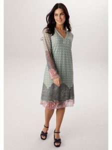 Aniston Sukienka w kolorze miętowo-różowym rozmiar: 42. Zielone sukienki Aniston, na co dzień, bez wzorów, bez kołnierzyka, bez ramiączek, midi, proste. Za 217,99 zł.