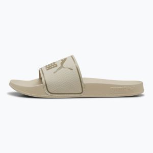 Klapki PUMA Leadcat 2.0. Brązowe klapki Puma, bez wzorów, bez obcasa. Za 109,99 zł.