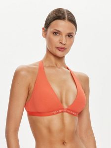 Tommy Hilfiger Góra od bikini UW0UW05257 Czerwony. Czerwone bikini TOMMY HILFIGER, bez wzorów, z syntetyku. Za 239,99 zł.